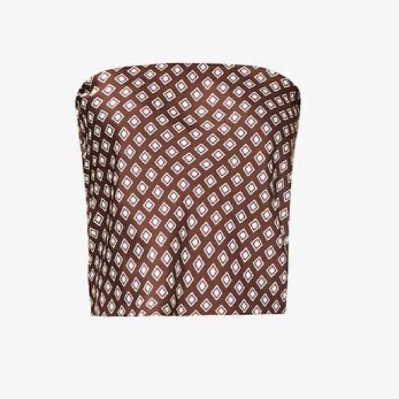 Reformation Small Spritz Strapless Silk Top - Picture 5 of 11